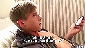 A Green Eyes Lad Take A Weenie Of A Blond Like A Champ