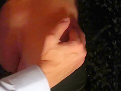 A Handshake With A Milf That Ended As A Passionate Blowjob With Boobs Cumming