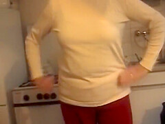 A Short Haired German Lady Gets Her Muff Destroyed By A Hard Pecker