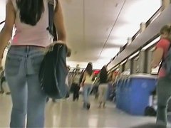 A splendid piece of ass in a street candid video