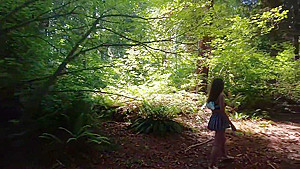 Adorable teen 18+ Face Fucked In Public Park