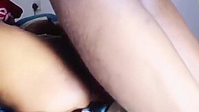 African teen 18+ Moans, Please Its Okay And Cum In Her