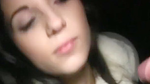 Agent fucks slut at night outdoors