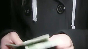 Agent fucks slut at night outdoors