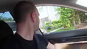 Alluring Brunette Kylie Bangs Dudes Cock