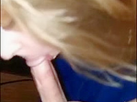 Amateur Babe Sucks and Teases Throbbing Cock