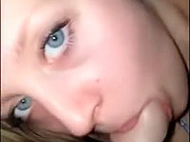 Amateur Babe Sucks and Teases Throbbing Cock