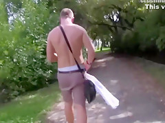 Amateur Beefcake Gets Banged On The Bench