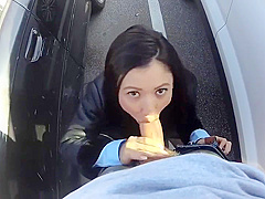 Amateur Lewd Asian teen 18+ Outdoor Porn Video