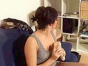 Amateur - MMF Threesome short hair Mature