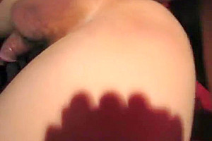 Amateur sex in a red room