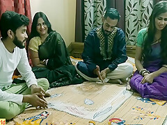 Amazing Hot Sex  indian Hot Bhabhi Swaping With Step brother! Hindi Hot Family Sex 16 Min