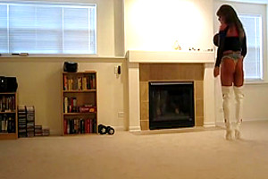 Amazing amateur shemale video with Webcam scenes