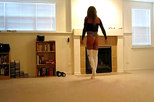 Amazing amateur shemale video with Webcam scenes