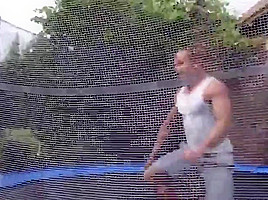 Amazing women have a dick drilling their beavers outside