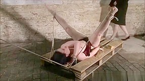 American Fetish Model Caroline Pierce Tied