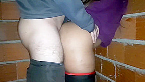 Anal With Milk In The Ass To Brunette With A Big Ass Abandons