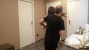 Angel S And Bella Angel - Gives Perfect Blowjob To Bdsm Master While Fucked By Sex Machine