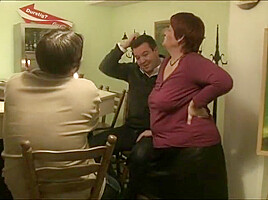 Anna Devot - Anna Serves 2 Young Men In The Cafe First, T