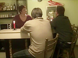 Anna Devot - Anna Serves 2 Young Men In The Cafe First, T