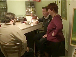 Anna Devot - Anna Serves 2 Young Men In The Cafe First, T