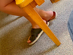 Another pair of co worker feet