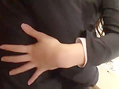 Anri Okita In Busty Japanese Babe Allows Lucky Guy To Play With Her
