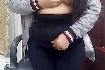 Arooj Khan Desi College Girl Doing Striptease Body Show