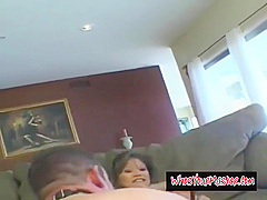 Asian Dominatrix Makes Up Her Sub