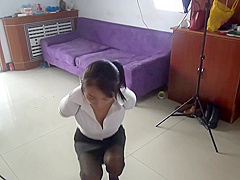 Asian Girl Gagged And Toe Tied