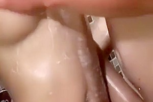 Asian LB Fucked in Shower