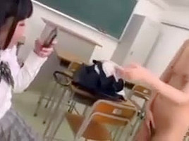 Asian Lesbian Embarrasses Submissive Teacher