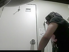 Asian women secretly filmed peeing