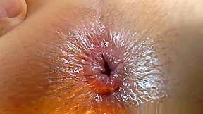 Ass Gaping Latina Plays With Sex Toys