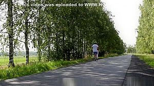 Athletic fit girl fucked by a stranger after jogging ENGLISH SUBTITLES