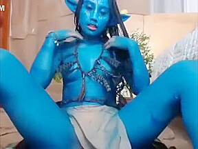 Avatar silent cosplay webcam
