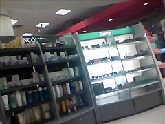 Awesome teen 18+ Booty in the Mall Yoga Pants