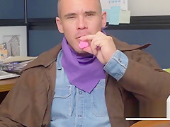 BLACK fake doctor FINGERS coworkers ass in front of the boss