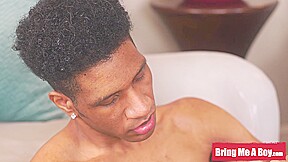 BRINGMEABOY Black Gay Anton Marceau Barebacks Justin Stone