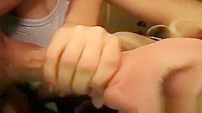 Babe Is Choking On The Cock