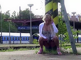 Babes public pissing compilation 1