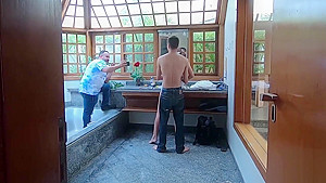 Bastidores da novinha Paola Gurgel com o diretor - Hugo Belfort - Sandro Lima - Binho Ted - Big Bambu