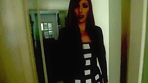 Bathroom break with my hot Step mom Lauren Phillips