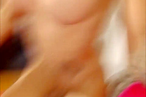 Beautiful Blond TS Pleasing A Lucky Dude