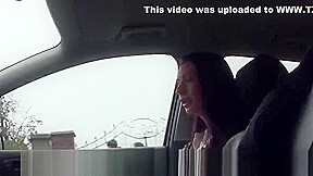 Beautiful Euro hitchhiker sucks and fucks a total stranger