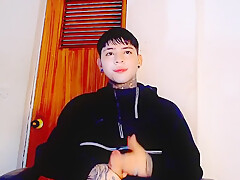 Beautiful Latino Teen 18+ Jerking Off - Mega Cumshot