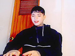 Beautiful Latino Teen 18+ Jerking Off - Mega Cumshot