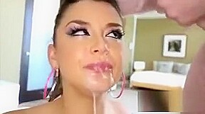 Beautiful Young Slut Gagging On A Cock POV