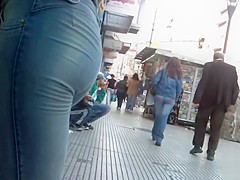 Beautiful butt on street