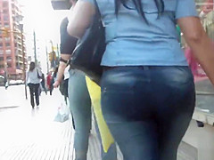 Beautiful butt on street